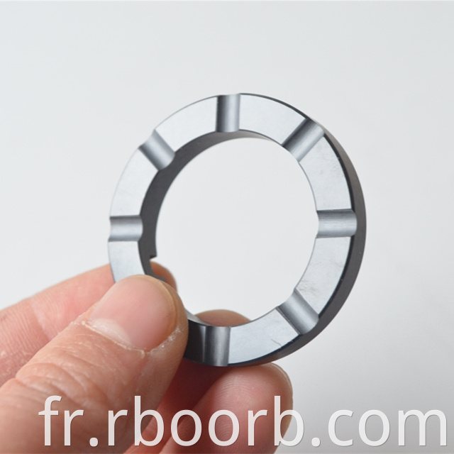 Mirror polish silicon carbide ceramic seal ring